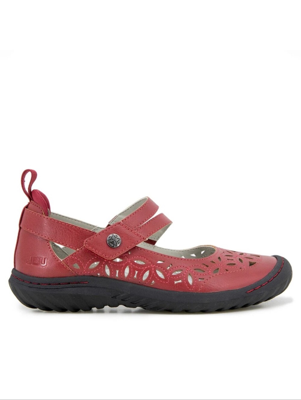Red Jambu Outdoor Bellerose Encore Mary Janes Gorpcore Granola Cutout Petals 8M